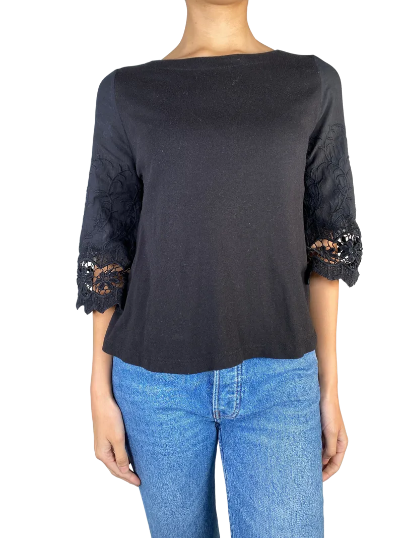 AKIABARA Polera Broderie