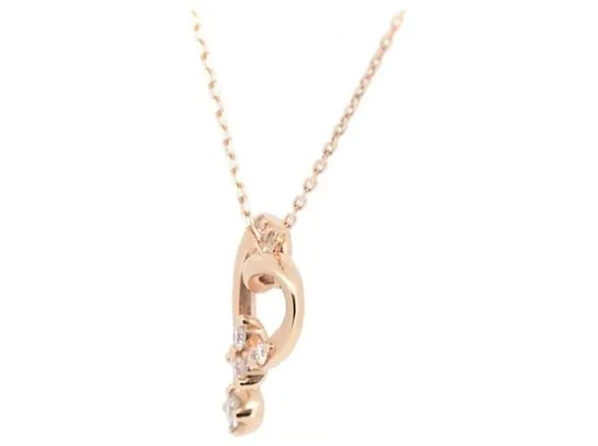 & Other Stories Collar de diamantes en oro rosa K10PG en excelente estado 