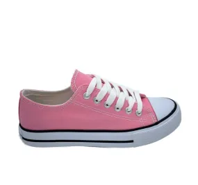 BASKET PUNTERA PLAYERA DE CALLE PARA MUJER ZAPATILLA DE LONA ROSA