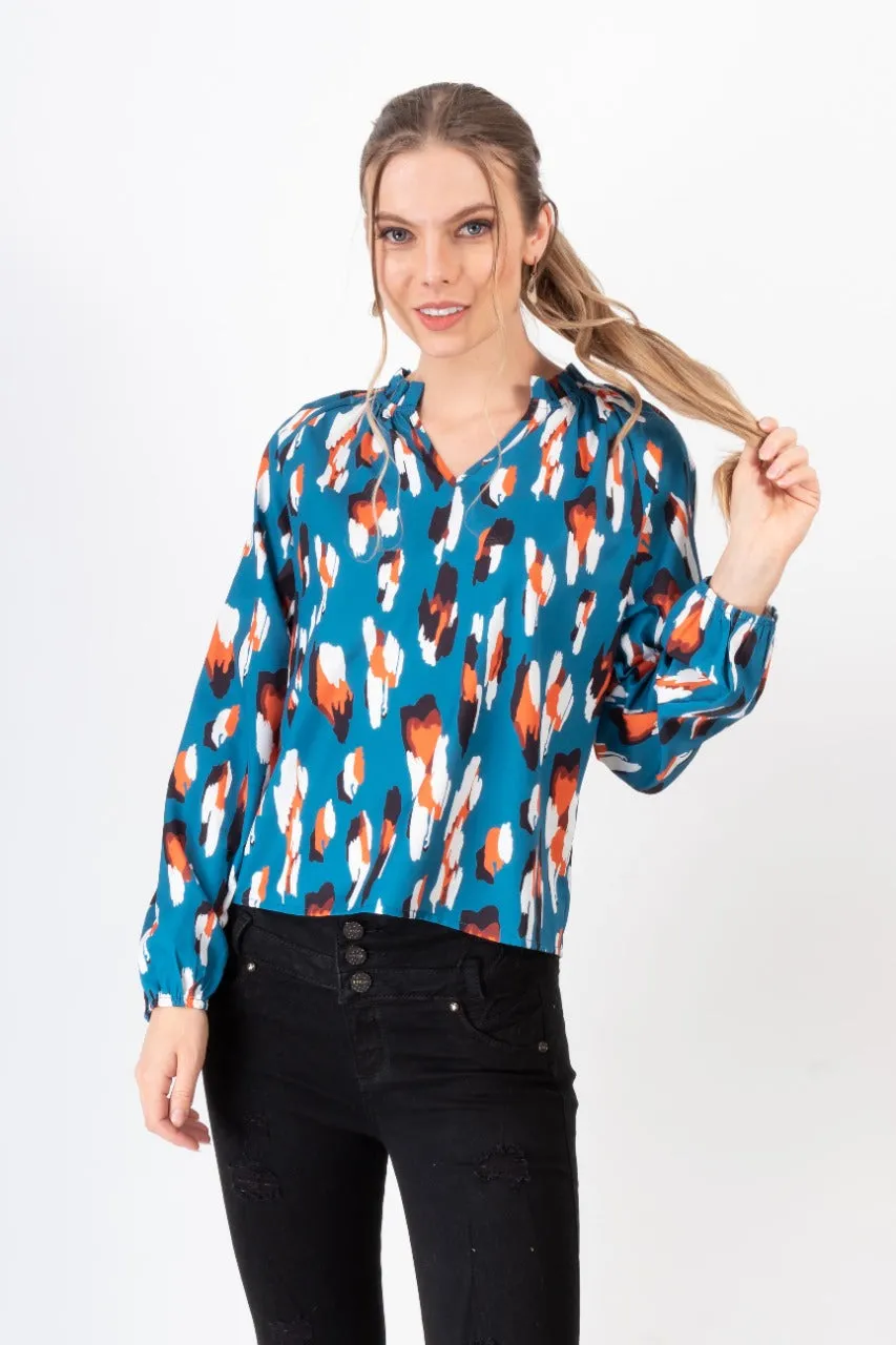 Blusa manga larga Aspik ALM-3795
