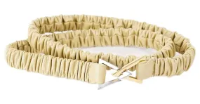 Bottega Veneta Cinturón Elástico Triangular M Beige 
