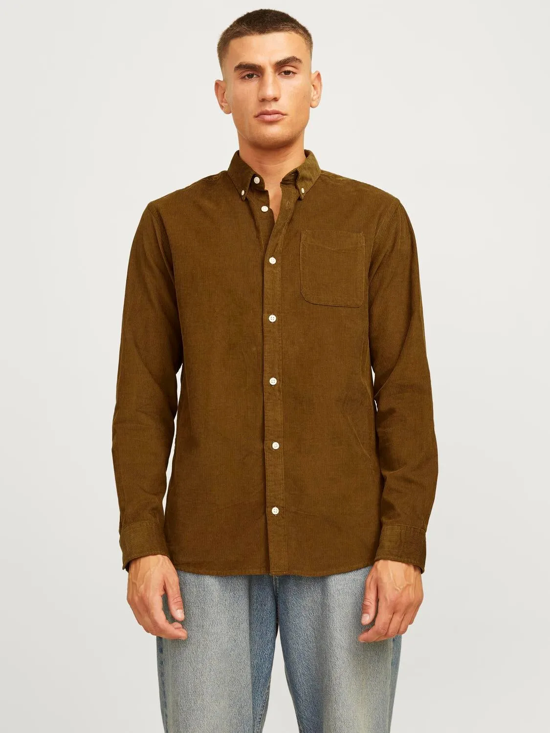 Camisa Corte slim | Marrón oscuro | Jack & Jones®