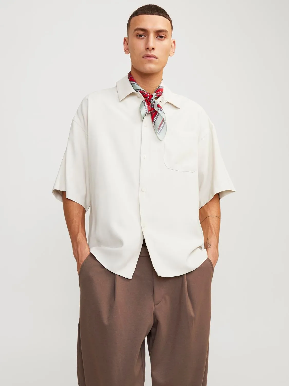 Camisa Corte wide | Blanco | Jack & Jones®