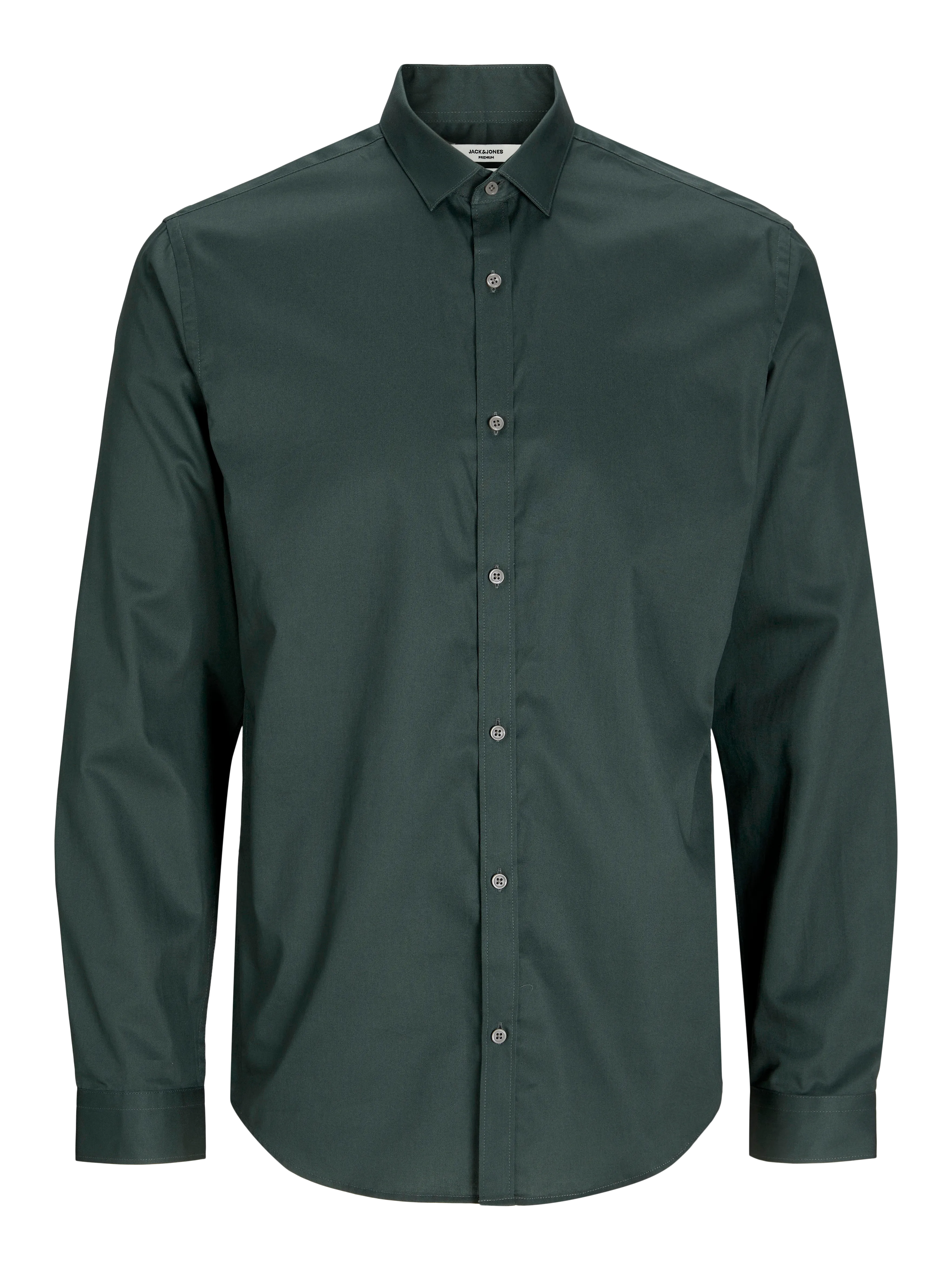 Camisa formal Corte slim | Verde oscuro | Jack & Jones®