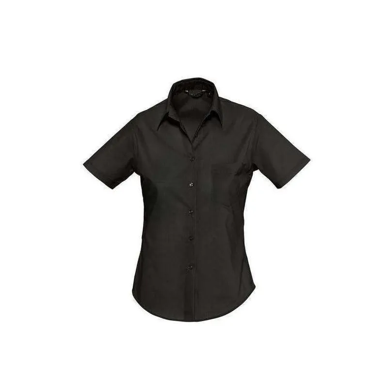 Camisa Lisa Manga Corta Mujer  Escape de Sol's