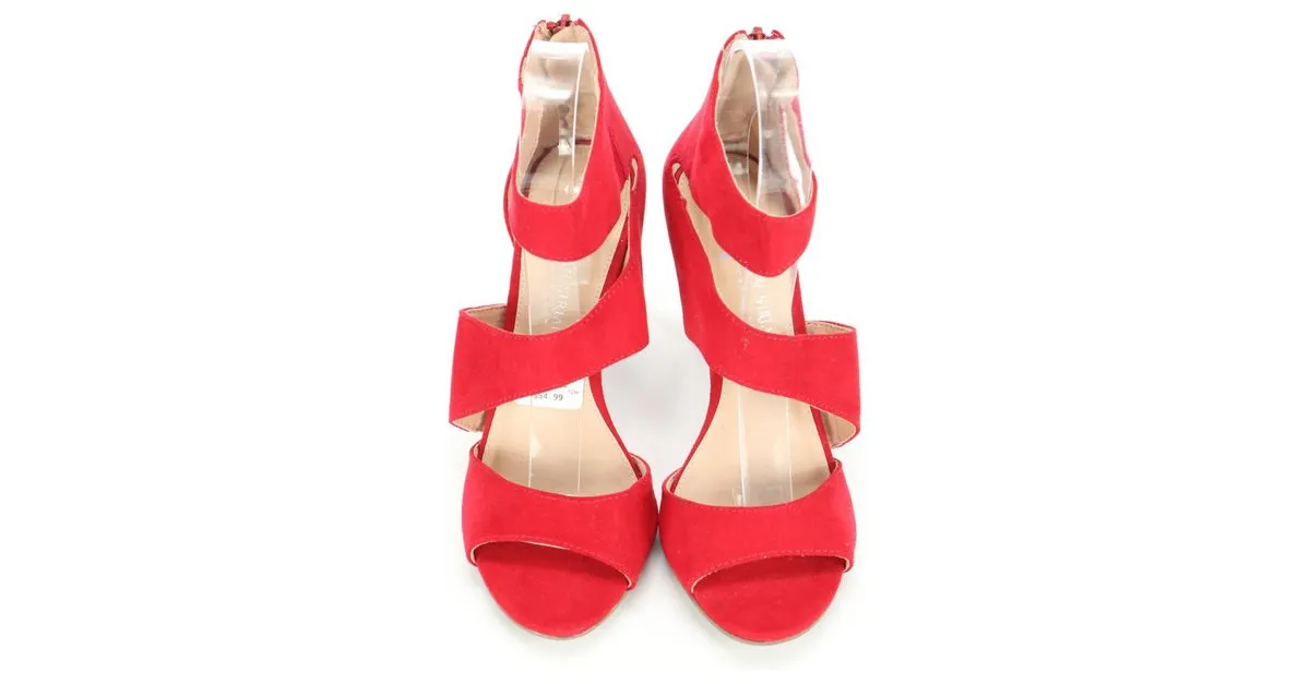 Christian Siriano Sandalias Roja 