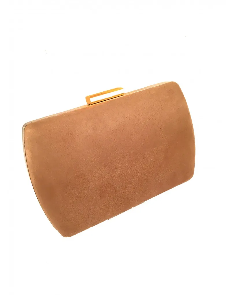 CLUTCH SENCILLO COLOR TAUPE ONLINE