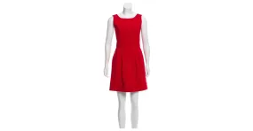 Diane Von Furstenberg DvF vestido de honor Roja 