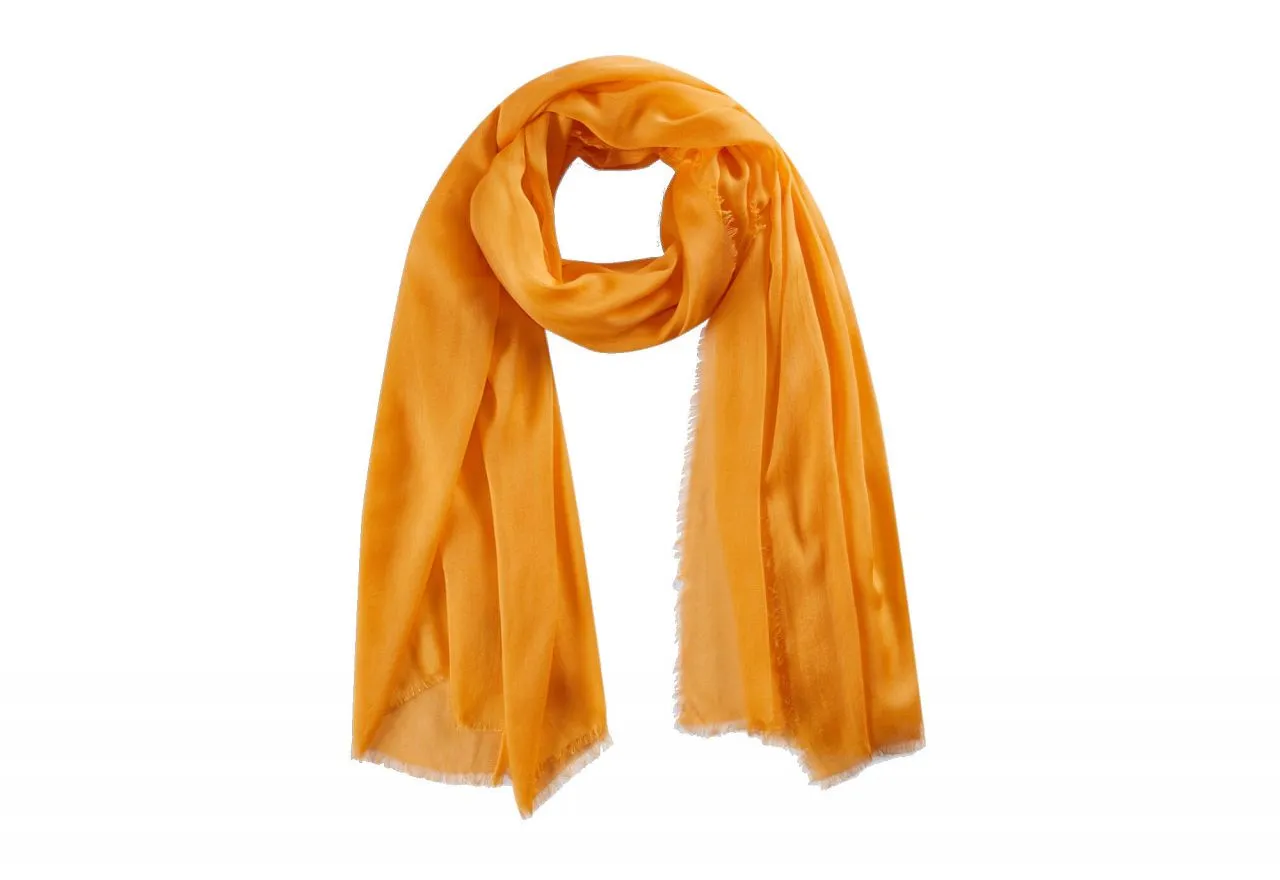 Foulard Bambu Naranja Liso
