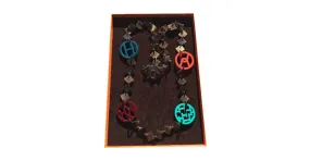 Hermès Collar de cuerno Castaño 