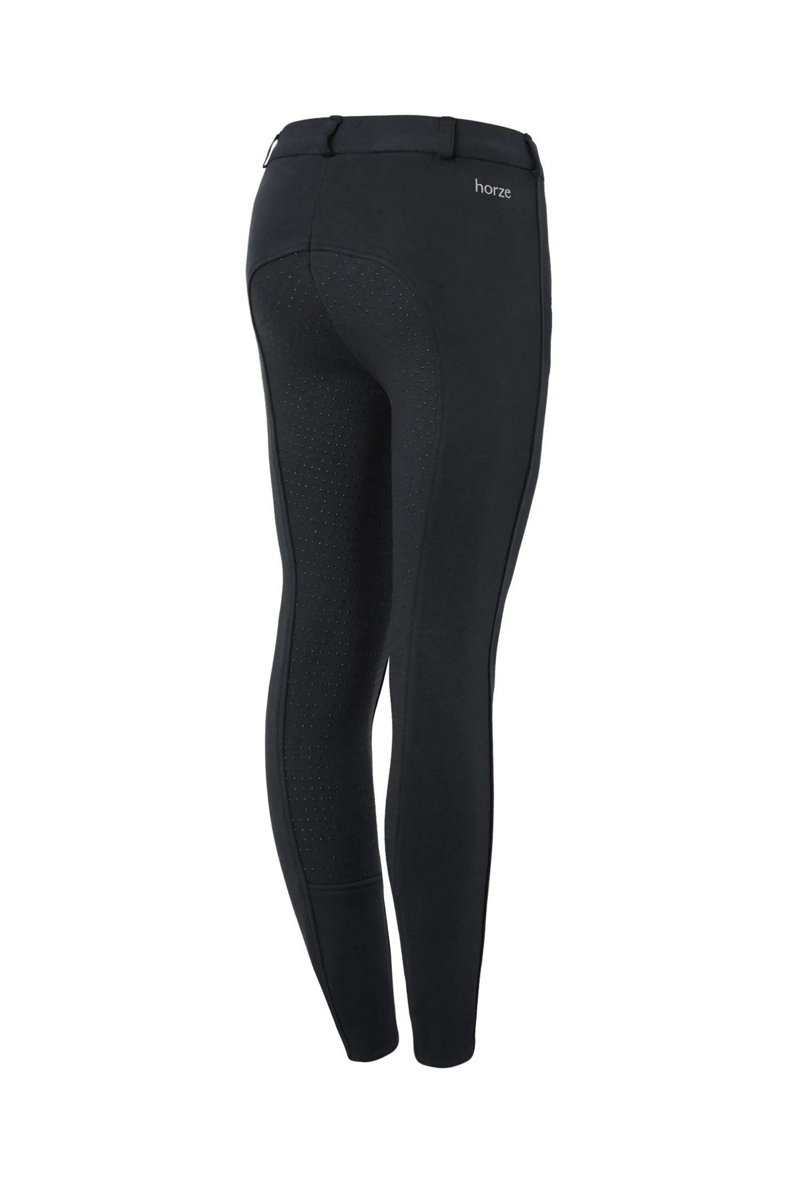 Horze Pantalones de Montar de Asiento Completo de Silicona Active para Niños