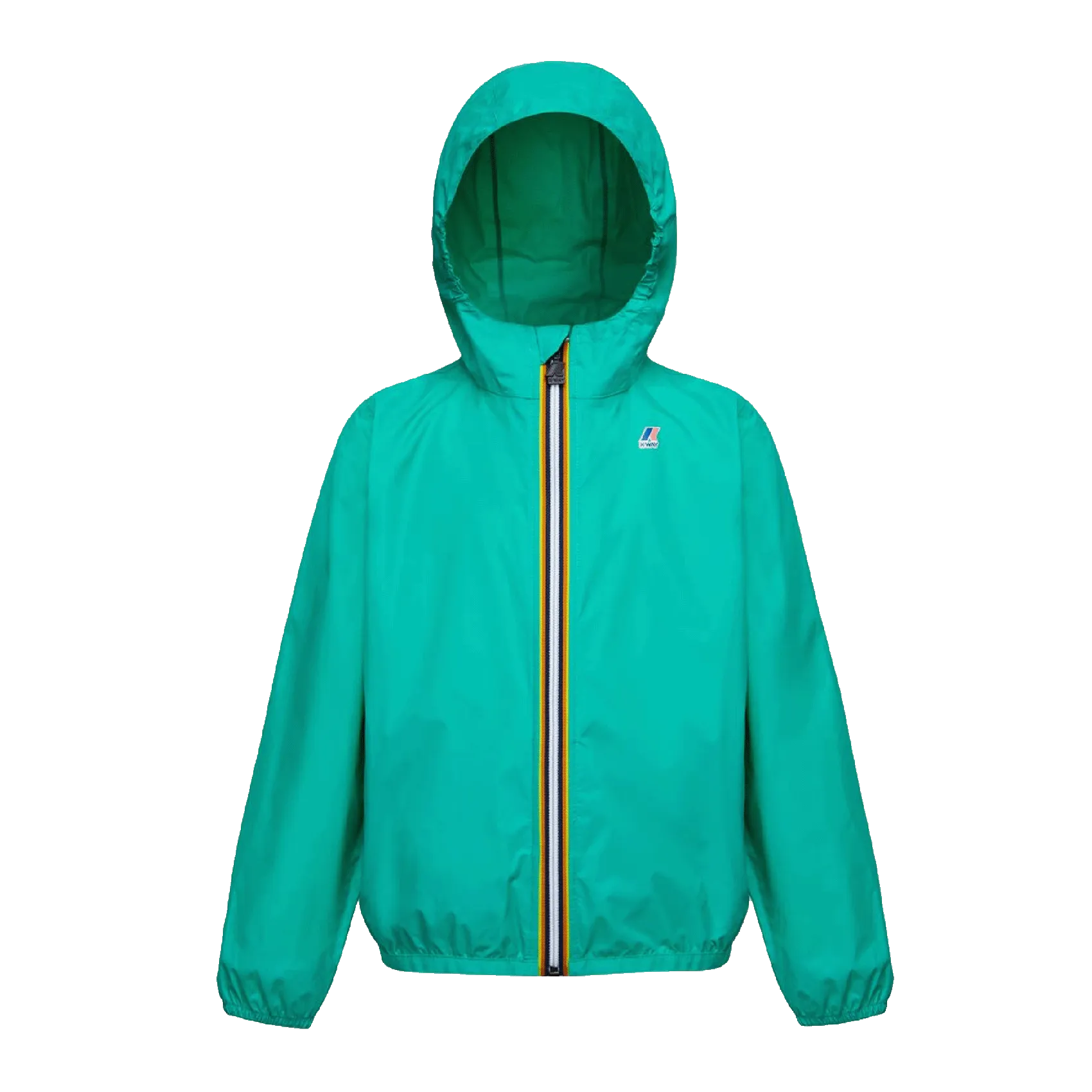 K-WAY P. LE VRAI 3.0 CLAUDE WARM - Cortavientos impermeable con capucha en verde