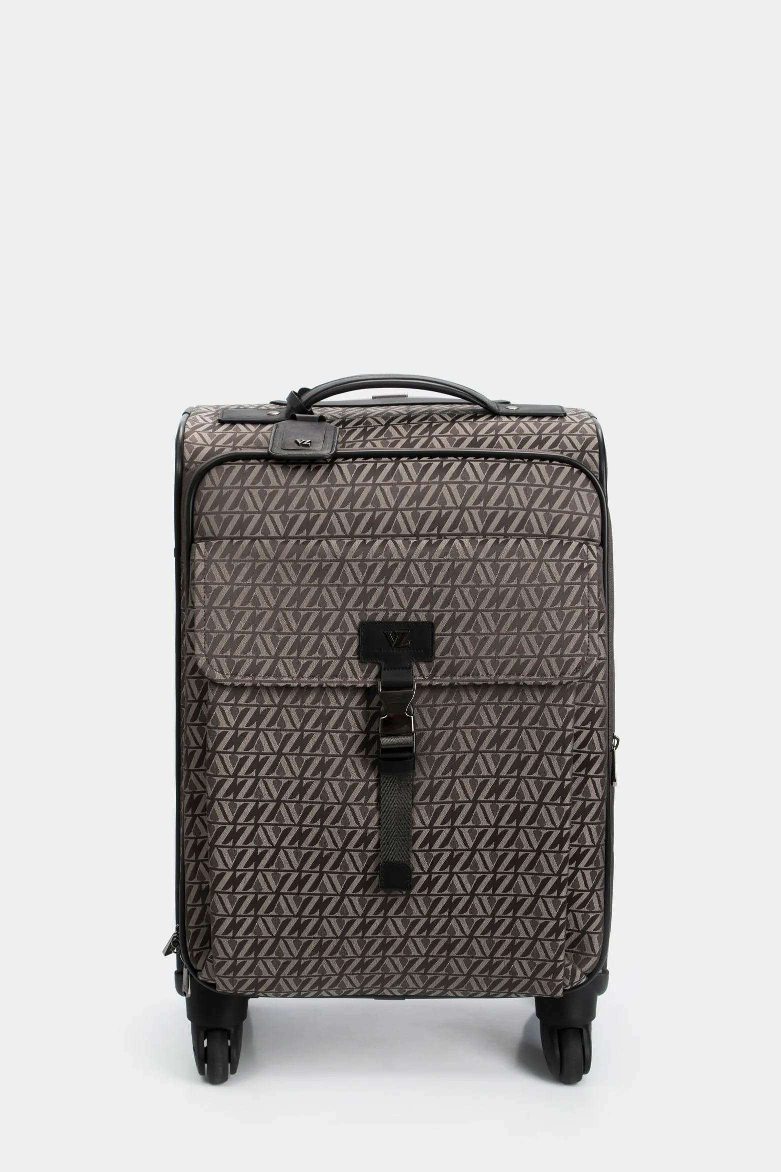 Maleta de viaje bloom 20" para mujer Jacquard VZ Gris