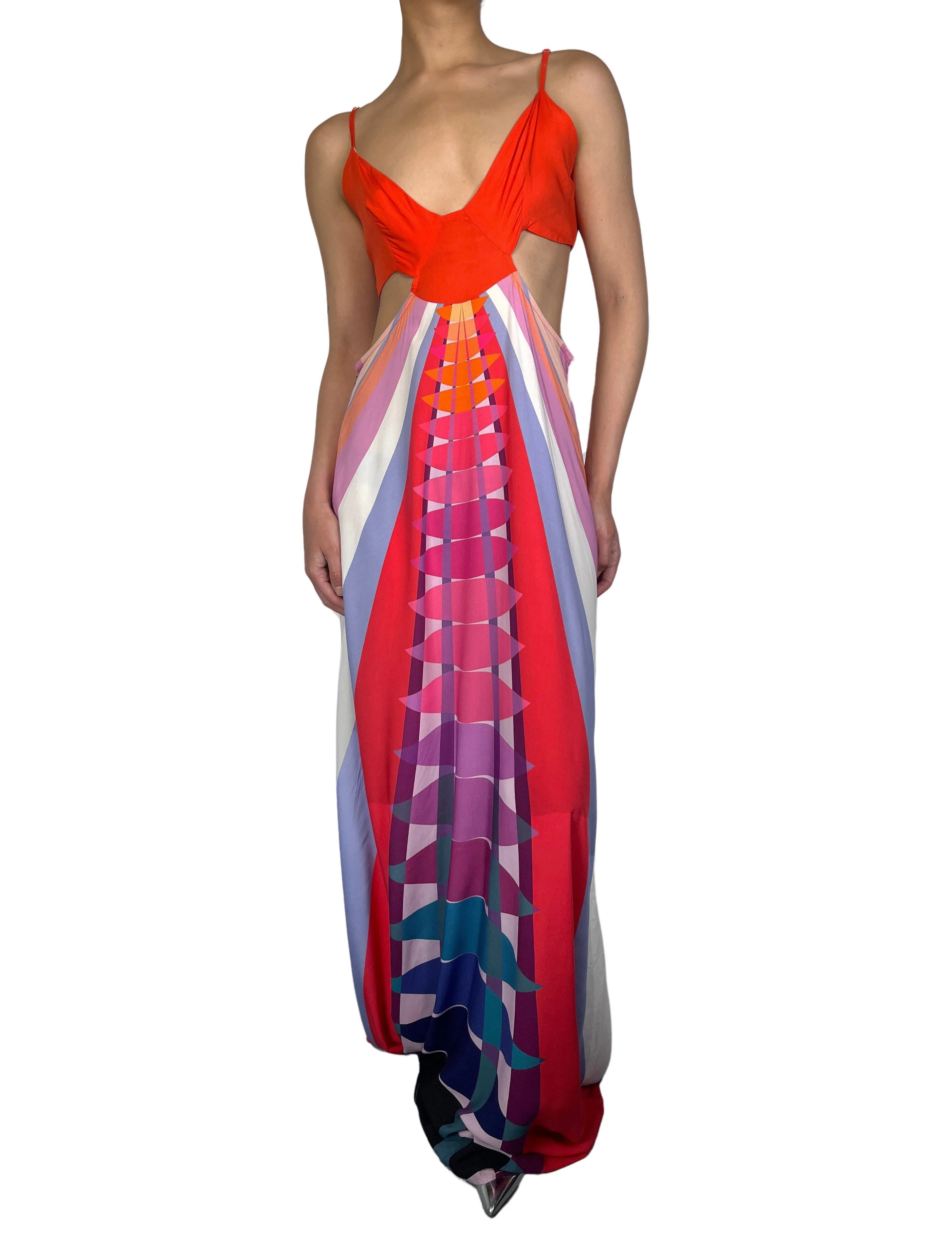 MARA HOFFMAN Vestido Cut Out Viscosa