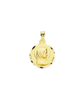 Medalla María Francesa Oro 18k 16mm