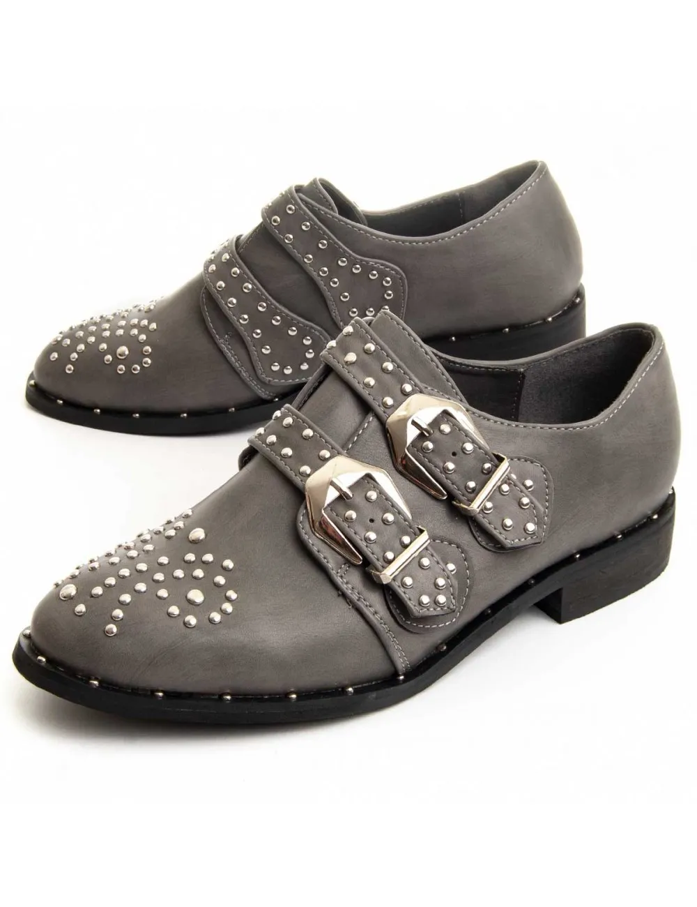 Mocasin Para Mujer  Montevita  Desert  87355 Gris