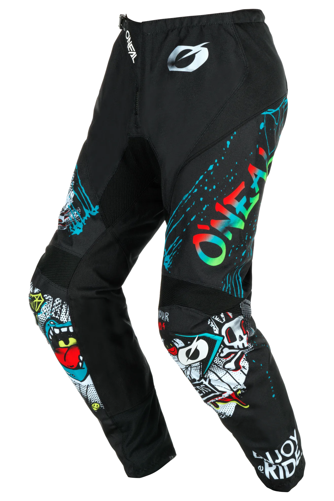 Pantalones de Cross Niño O'Neal Element Rancid Negro-Blanco