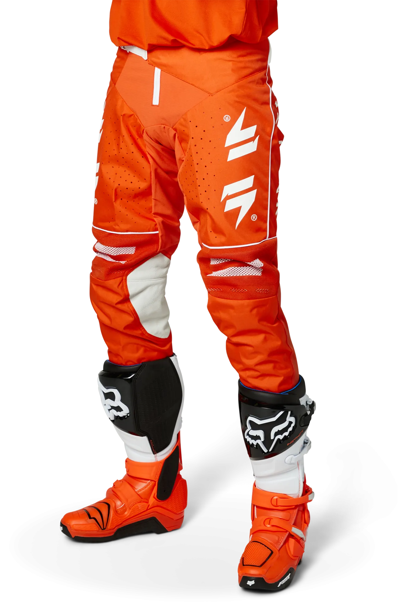Pantalones de Cross Shift Black Label Veem Naranja-Blanco 