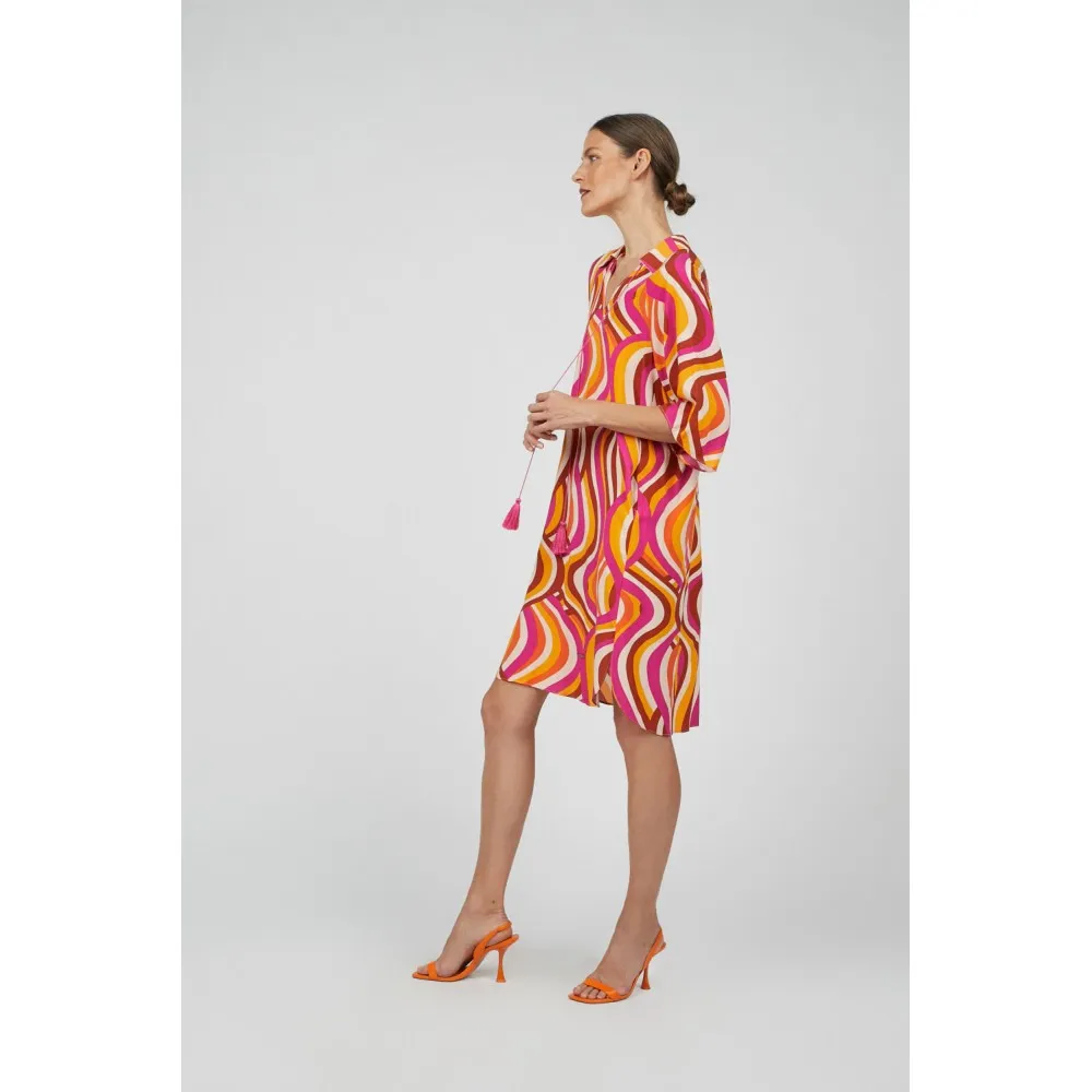 Vestido MERCEDES DE MIGUEL fucsia