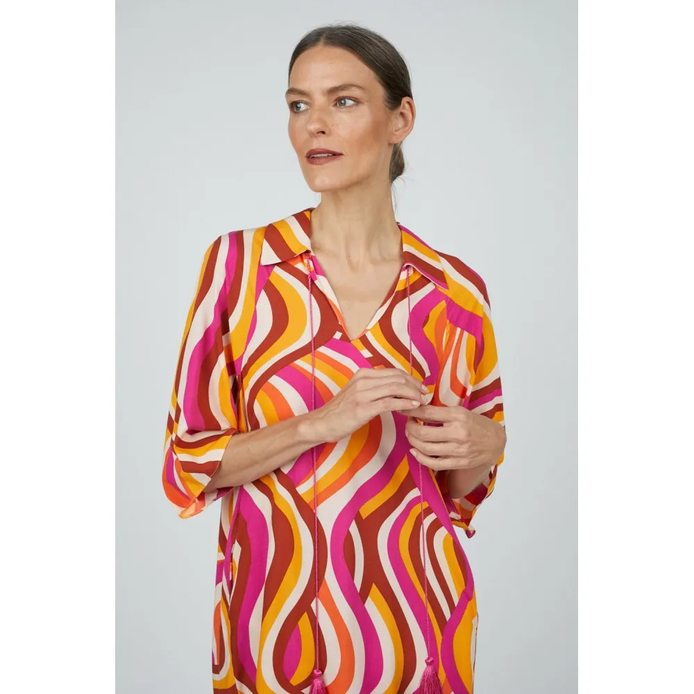 Vestido MERCEDES DE MIGUEL fucsia