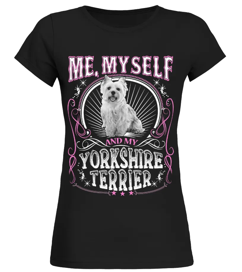 Yorkshire Terrier Myself Camiseta cuello redondo Mujer