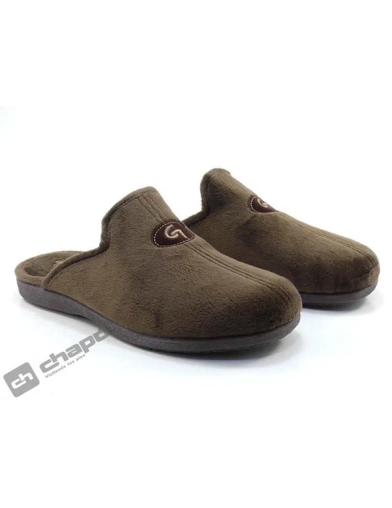 Zapatilla De Casa Marron GarzÓn Zapatillas 6101.247
