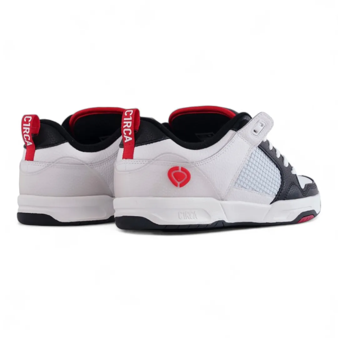 Zapatillas Circa Tave TT 2 Blanco Negro Rojo