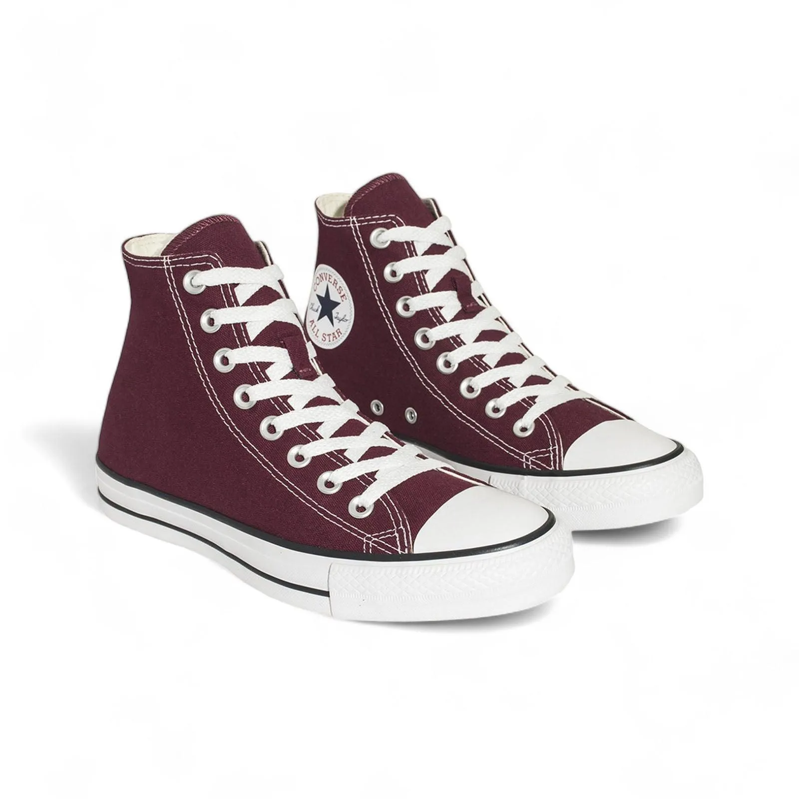 Zapatillas Converse Chuck Taylor Hi Bordo Blanco
