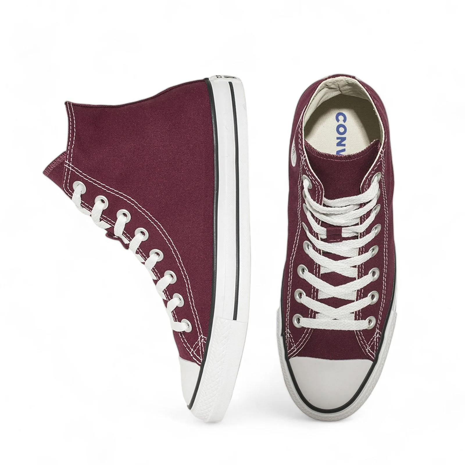 Zapatillas Converse Chuck Taylor Hi Bordo Blanco